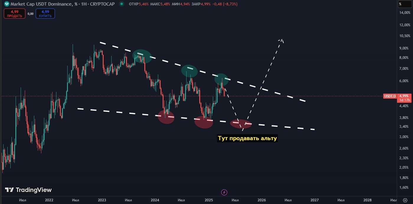 Доминация USDT